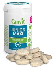 Canvit (Канвит) Junior Maxi - Комплекс витаминов для здорового роста и развитие щенков и молодых собак крупных пород на каждый день 230 г (76 шт.)