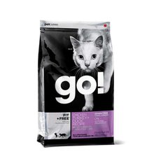 GO! (Гоу!) FIT + FREE - Беззерновой корм для котят и кошек - 4 вида мяса: курица, индейка, утка и лосось 1,81 кг