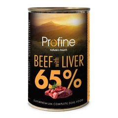 Profine (Профайн) Dog Beef and Liver - Вологий корм для собак з яловичиною та печінкою 400 г