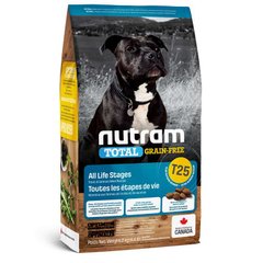 Nutram (Нутрам) T25 Total Grain-Free Salmon & Trout Dog - Сухой беззерновой корм с лососем и форелью для собак различных пород на всех стадиях жизни 2 кг