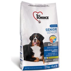 1st Choice(Фест Чойс) Senior Medium&Large Breeds - Сухой корм с курицей для стареющих собак средних и крупных пород 7 кг