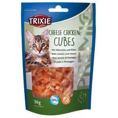 Trixie (Трикси) PREMIO Cheese Chicken Cubes - Лакомcтво с сыром и курицей для кошек 50 г