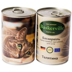 Baskerville (Баскервиль) Консервы для котов с телятиной 400 г
