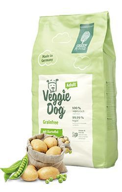 Green Petfood (Грін Петфуд) VeggieDog Grainfree Adult - Сухий вегетаріанський корм для дорослих собак із картоплею та горохом, 900 г