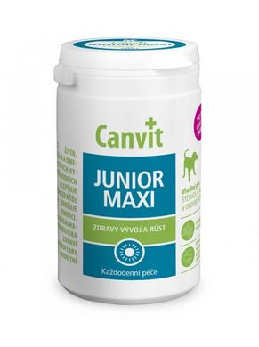 Canvit (Канвит) Junior Maxi - Комплекс витаминов для здорового роста и развитие щенков и молодых собак крупных пород на каждый день 230 г (76 шт.)