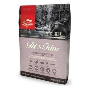 Orijen (Ориджен) Fit&Trim - Сухой корм с индейкой и сельдью для котов страдающих избыточным весом, 5,4 кг
