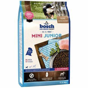Bosch (Бош) Junior Mini - Сухий корм з м'ясом свійської птиці для юніорів маленьких порід, 1 кг