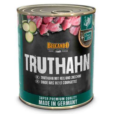 Belcando (Белькандо) Truthahn - Консервированный корм с индейкой, рисом и цукини для взрослых собак 800 г