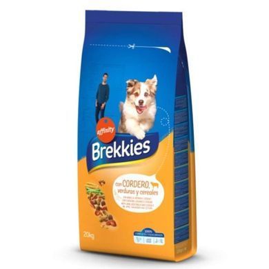 Brekkies (Брекіс) Dog Lamb - Сухий корм з ягням та овочами для дорослих собак, 20 кг