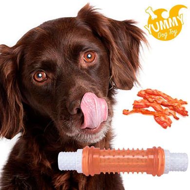 M-Pets (М-Петс) Yummy Toy With Bacon Flavor Stick – Жувальна іграшка Стік з ароматом бекону для собак 20х4,5 см