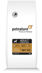 PetNature (ПэтНейче) ADULT LAMB & RICE - Сухой корм с ягненком и рисом для взрослых собак всех пород 3 кг