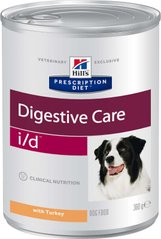 Hill's (Хіллс) Wet PD Canine i/d Digestive Care (ActivBiome+) - Консервований корм-дієта з індичкою для собак при розладах травлення 360 г