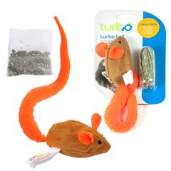 Интерактивная игрушка для котов Tail Mouse Catnip