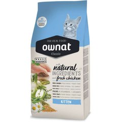 Ownat (Овнат) Classic Kitten - Сухой полнорационный корм с курицей для котят 1,5 кг