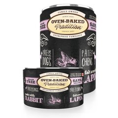 Oven-Baked (Овен-Бекет) Tradition Dog Fresh Rabbit - Консервований беззерновий корм зі свіжим м'ясом кроля для собак (паштет) 170 г
