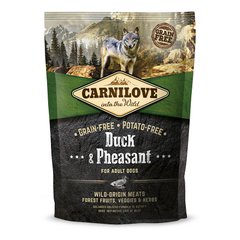 Carnilove (Карнилав) Duck & Pheasant for Adult Dogs - Сухой корм с уткой и фазаном для взрослых собак 1,5 кг