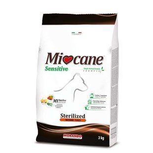 Morando (Морандо) Mioсane Adult Sensitive Monoprotein Sterilized Turkey - Сухий монопротеїновий корм з індичкою для дорослих стерилізованих собак усіх порід 3 кг