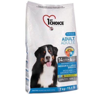 1st Choice (Фест Чойс) Adult Medium & Large Breeds - Сухий корм з куркою для дорослих собак середніх і великих порід 7 кг