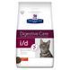 Hill's (Хіллс) Prescription Diet i/d Digestive Care (ActivBiome+) - Корм-дієта для кішок з куркою та інноваційною сумішшю пребіотичних харчових волокон для здоров'я шлунково-кишкового тракту, 1,5 кг