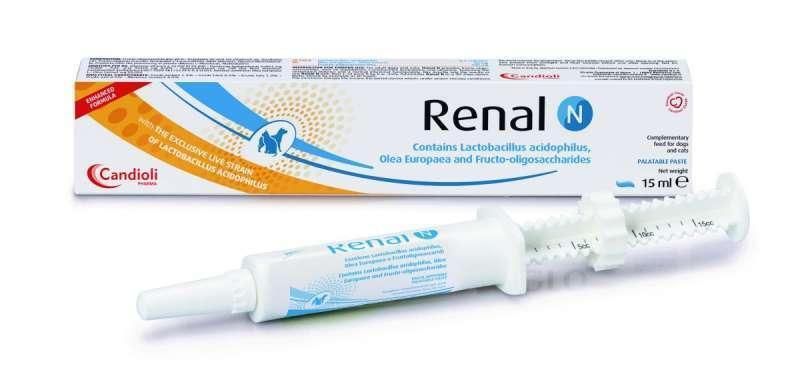 Candioli (Кандіолі) Renal N - Засіб Ренал Н для лікування дорослих собак і котів при нирковій недостатності 15 мл / паста
