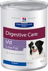 Hill's (Хіллс) Wet PD Canine i/d Digestive Care Low Fat (ActivBiome+) - Консервований корм-дієта зі свининою та індичкою для собак при розладах травлення 360 г