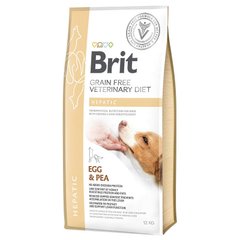 Brit GF Veterinary Diet (Брит Ветеринари Диет) Dog Hepatic - Беззерновая диета при болезни печени с яйцом, горохом, бататом и гречкой для собак 2 кг