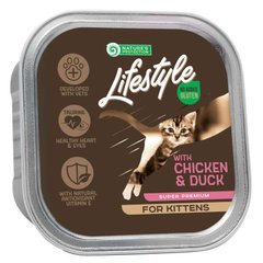 Nature's Protection (Нейчерес Протекшн) Lifestyle Kitten Chicken&Duck - Вологий корм з куркою та качкою для кошенят та молодих кішок 85 г