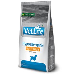 Farmina (Фарміна) VetLife Hypoallergenic Fish & Potato – Cухий корм-дієта з рибою та картоплею для собак з харчовою алергією 2 кг