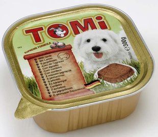 TOMi (Томи) Lamb - Консервированный корм с мясом ягненка для собак (паштет) 300 г