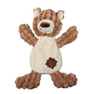 Trixie (Трикси) Bear &ndash; Игрушка для собак Медведь с заплаткой и пищалкой, 30 см