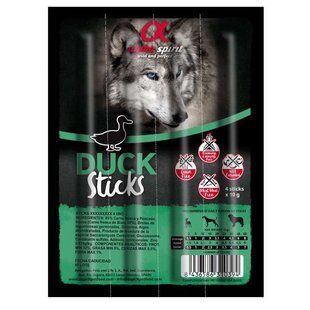 Alpha Spirit (Альфа Спирит) Sticks Duck&Chicken - Полувлажное лакомство для собак (палочки с уткой и курицей), 40 г