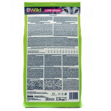Monge (Монж) BWild Low Grain Wild Boar Adult All Breeds - Низкозерновой сухой корм с мясом дикого кабана для взрослых собак всех пород 2,5 кг