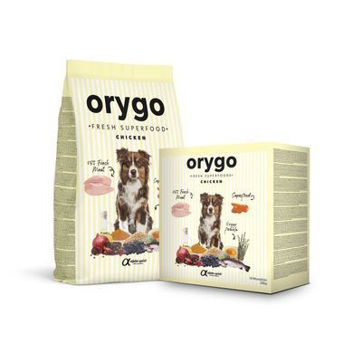Orygo (Оріго) Chicken - Напіввологий корм з курятиною та морквою для дорослих собак всіх порід 3,6 кг