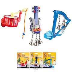 Flamingo (Фламинго) Bird Toy Music - игрушка для птиц, музыкальный инструмент с колокольчиками