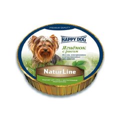 Happy Dog (Хеппи Дог) Schale NaturLine LammReis - Консервированный корм в виде паштета для собак с ягненком и рисом 85 г