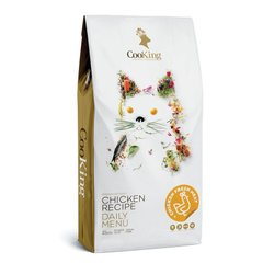 CooKing (КуКин) Cats Chicken - Cухой корм со свежим мясом курицы для котов и кошек 2 кг