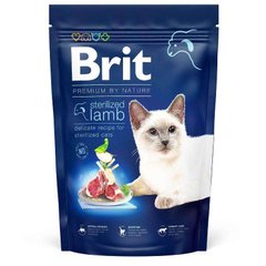 Brit Premium (Брит Премиум) by Nature Cat Sterilized Lamb - Сухой корм с ягнёнком для взрослых стерилизованных котов с чувствительным пищеварением 300 г