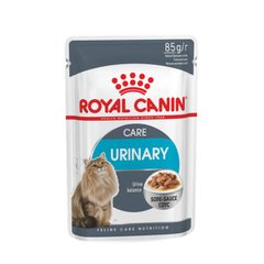 Royal Canin (Роял Канин) Urinary Care - Консервированный корм для взрослых котов, способствующий поддержанию здоровья мочевыделительной системы (кусочки в соусе) 85 г