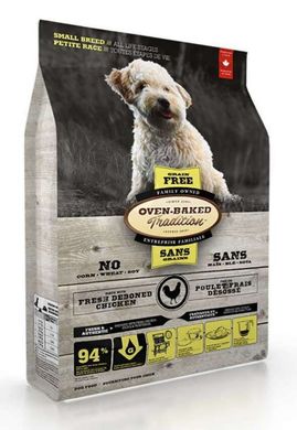Oven-Baked (Овен-Бекет) Tradition Grain-Free Chicken Dog Small Breeds - Беззерновий сухий корм зі свіжим м'ясом курки для собак малих порід на всіх стадіях життя 1 кг