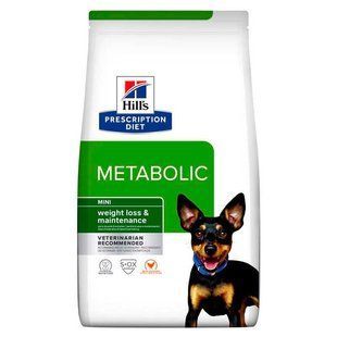 Hill's (Хиллс) Prescription Diet Metabolic Mini Weight Loss&Maintenance - Корм-диета с курицей для контроля и снижения веса у собак мелких пород, 1 кг