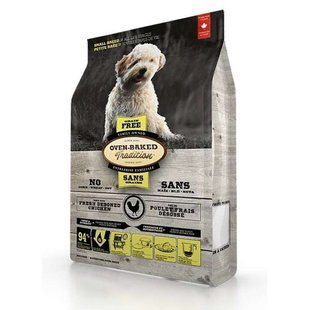 Oven-Baked (Овен-Бэкет) Tradition Grain-Free Chicken Dog Small Breeds - Беззерновой сухой корм со свежим мясом курицы для собак малых пород на всех стадиях жизни 1 кг