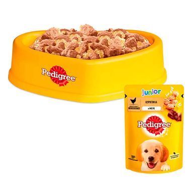 Pedigree (Педігрі) - Вологий корм курка з рисом в желе для цуценят, 100 г