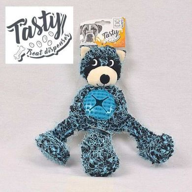 M-Pets (М-Петс) Nelson Bear - Игрушка-диспенсер медведь Нельсон для собак, 38х25,5х7 см