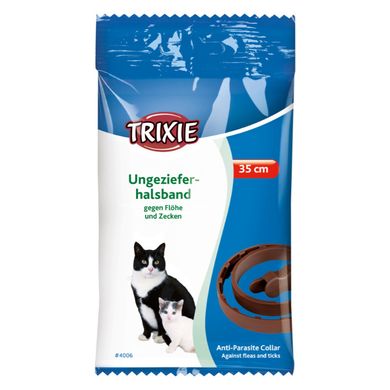 Trixie (Трикси) Flea and Tick Collar - Инсектицидный био-ошейник от блох и клещей для котов 35 см