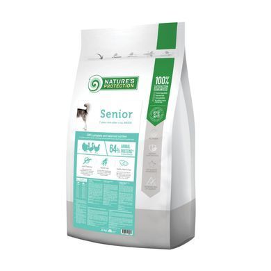 Nature's Protection (Нейчерес Протекшн) Senior All Breeds &ndash; Сухой корм с мясом птицы для пожилых собак всех пород 12 кг