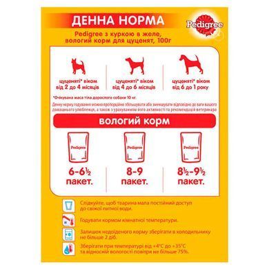Pedigree (Педігрі) - Вологий корм курка з рисом в желе для цуценят, 100 г