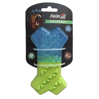 AnimAll (ЭнимАлл) GrizZzly - Игрушка для собак, косточка охлаждающая 13,5х7,4х3,8 см