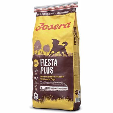 Josera (Йозера) FiestaPlus – Сухой корм с лососем и домашней птицей для собак 900 г
