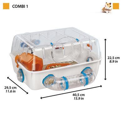 Ferplast (Ферпласт) Combi 1 - Клетка для мелких грызунов 40,5x29,5x22,5 см
