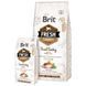 Brit Fresh (Брит Фреш) Turkey With Pea Light Fit Slim Adult - Сухой корм с индейкой и горошком для взрослых собак, 2,5 кг